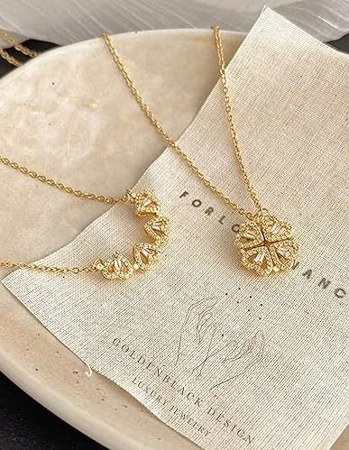 "Collar Trébol de 4 Hojas para la Buena Fortuna"